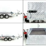 Temared Baumaschinenanhänger Builder 153x300cm 2,7t|Rampe – Bild 12